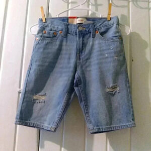 Levi's blue jean shorts-boys 8 reg slim fit NWT